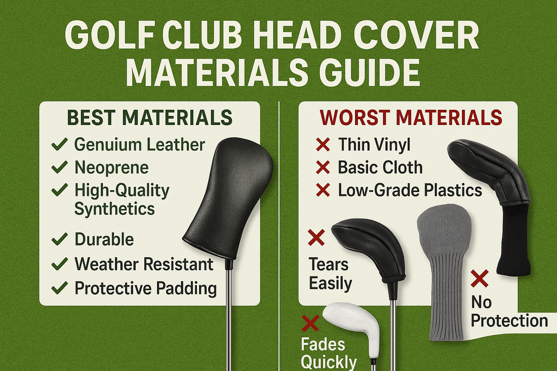 Discover the Best and Worst Golf Club Head Cover Materials