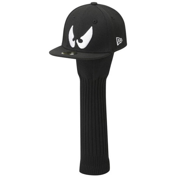 Waac Newera Face Waacky Driver Head Cover Golf Club Headcover (Black)