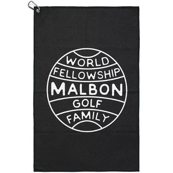 Malbon World Fellowship Golf Family Towel 100% Microfiber Soft Golf Tour Towel