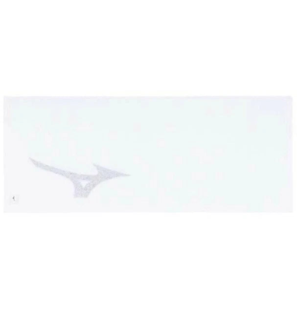 Mizuno Sports Players Run Bird Towel 100% Cotton Soft Tour (White/Black)