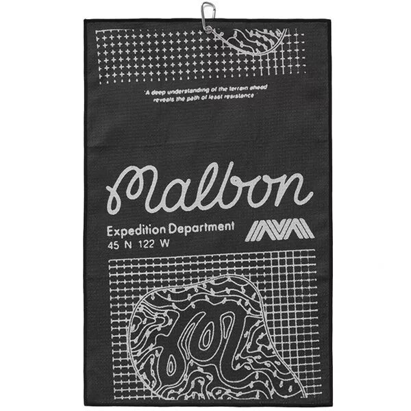 Malbon Expedition Golf Ball Towel 100% Polyester Soft Golf Player Tour Towel
