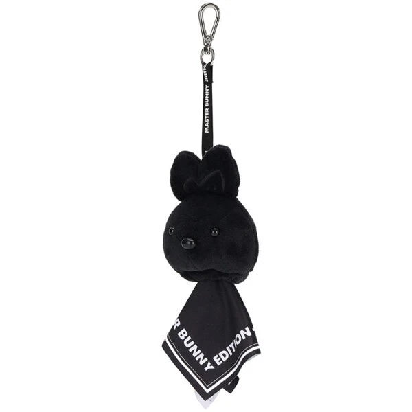 Master Bunny Edition Golf Ball Plush Pouch Travel Women's Ball Towel (Black)