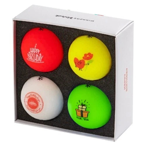 Volvik 'Happy Birthday To You' Golf Balls Pack New Vivid Colors Ball