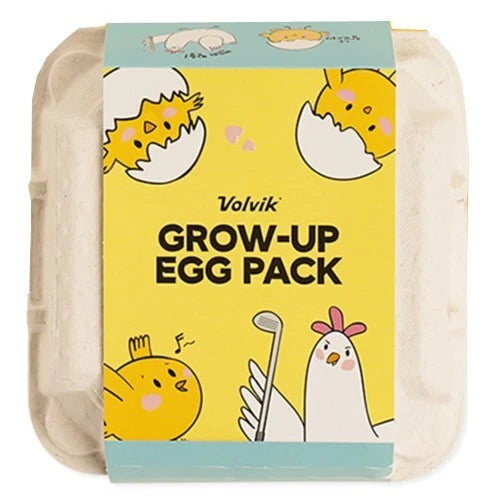 Volvik 'Grow-Up Egg Pack' Vivid Funny Golf Balls