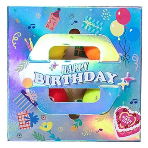 Volvik 'Happy Birthday' Happy Box Golf Balls Pack New Vivid Colors Ball