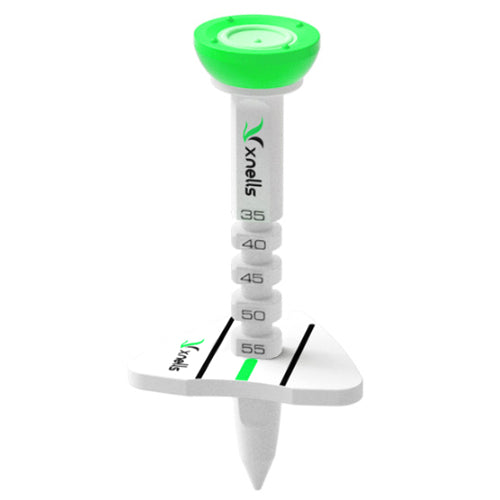 (4 EA) Xnells Aiming Height Control Golf Tee (Green)