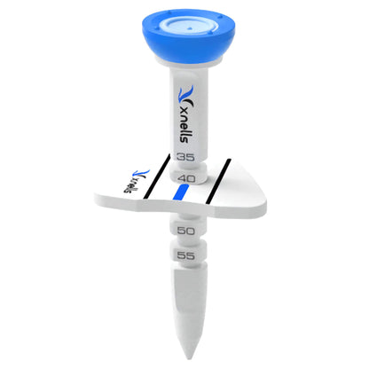 (4 EA) Xnells Aiming Height Control Golf Tee (Blue)