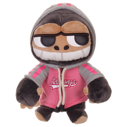 Adoonga Gorilla Driver Head Cover Cute Plush Golf Club Headcover (Pink Jacket)