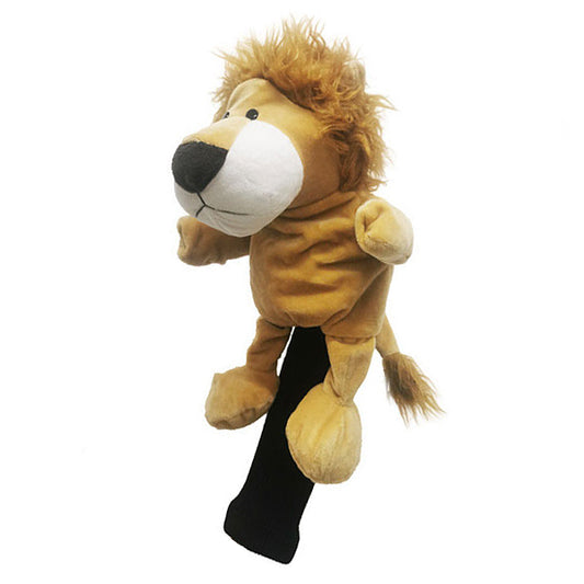 Lion Wood Headcover Cute Plush Golf Club Head Cover