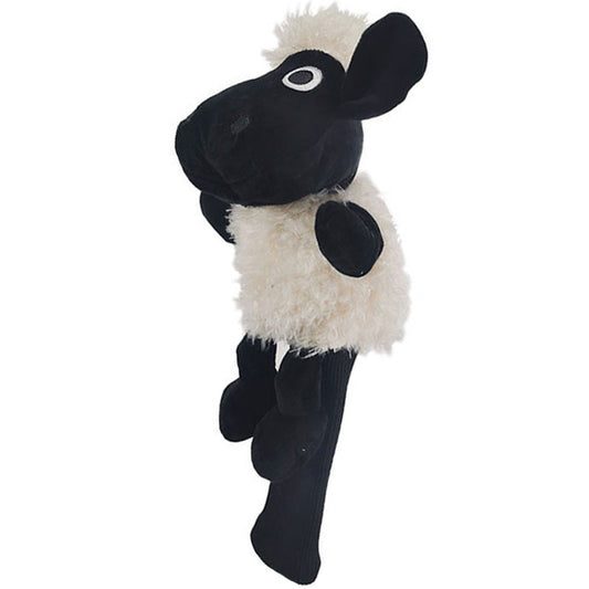 Sheep Wood Headcover Cute Plush Golf Club Head Cover
