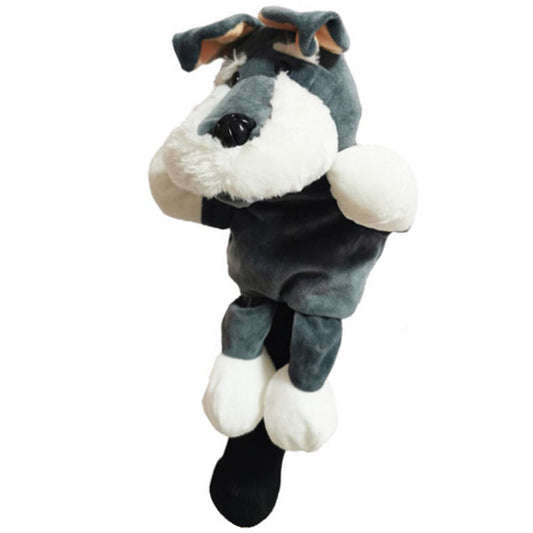 Puppy Dog Wood Headcover Cute Plush Golf Club Head Cover
