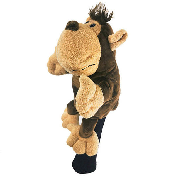Monkey Wood Headcover Cute Plush Golf Club Head Cover