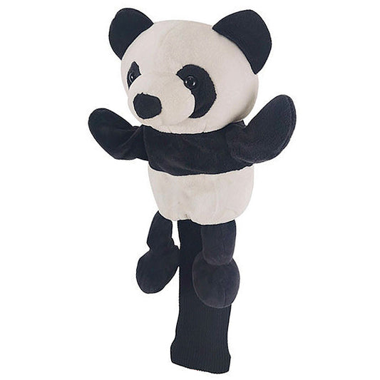 Panda Wood Headcover Cute Plush Golf Club Head Cover