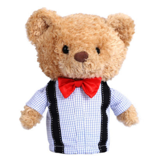 Bear Family Prince Wood Head Cover Cute Plush Golf Club Headcover