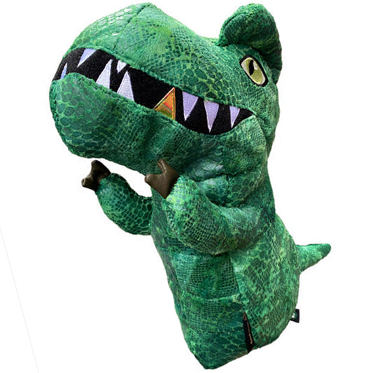 Tyrannosaurus Dinosaur Driver Head Cover Golf Cute Doll Headcover (Green)