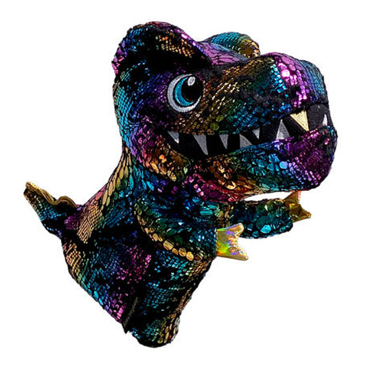 Tyrannosaurus Dinosaur Wood/Utility/Hybrid Head Cover Golf Cute Doll Headcover (Sparkle Black)