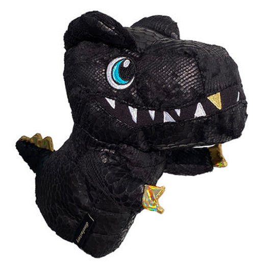 Tyrannosaurus Dinosaur Wood/Utility/Hybrid Head Cover Golf Cute Doll Headcover (Black)
