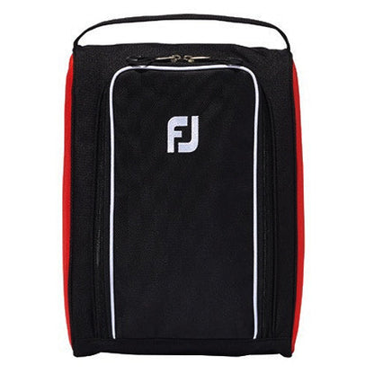 FootJoy FJ Classy Basic Golf Shoes Bag Case Sports Travel Case Pouch (Black/Red)