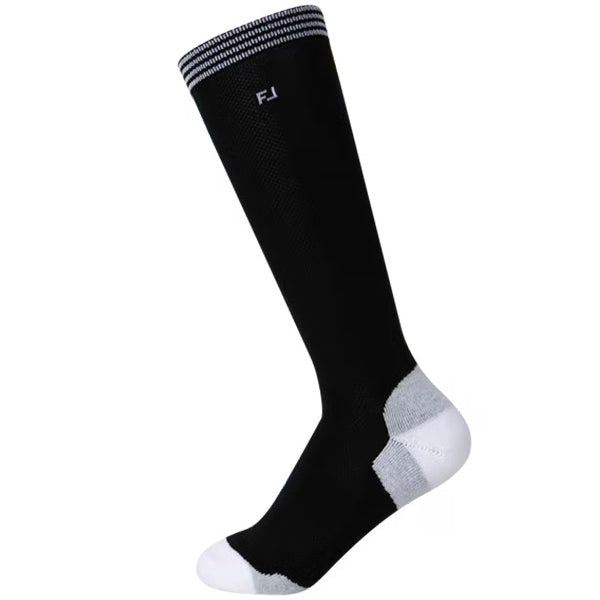 FootJoy FJ Pro Dry Women's Knee Socks Maximum Golf Comfort (Black/White)