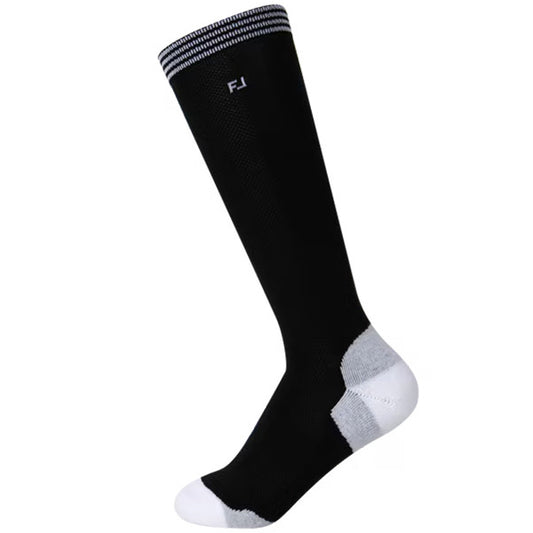 FootJoy FJ Pro Dry Women's Knee Socks Maximum Golf Comfort (Black/White)