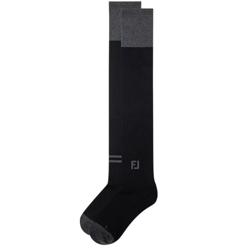 FootJoy FJ Women's Over Knee Socks Maximum Golf Comfort (Black)