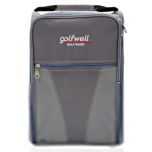 Golfwell Ventilated Golf Shoes Pouch Case Sports Travel Case Bag (Gray)
