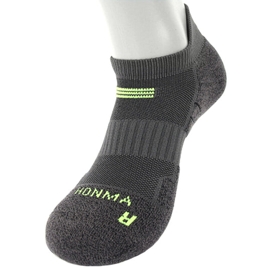 (5 Pairs) Honma Men's Anti-Slip Socks High-End Performance Golf Sports Apparel (Gray)