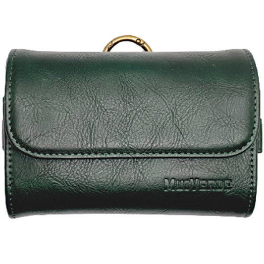 Muiverde Premium Leather Golf Rangefinder Case Pouch (Green)