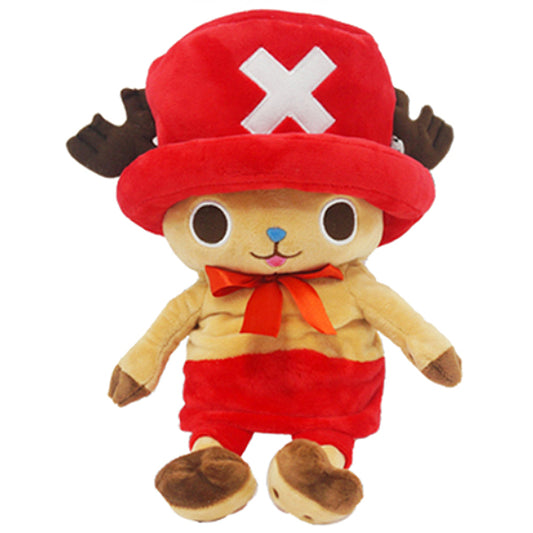 One Piece Chopper Driver Head Cover Cute Plush Golf Club Headcover (Red)