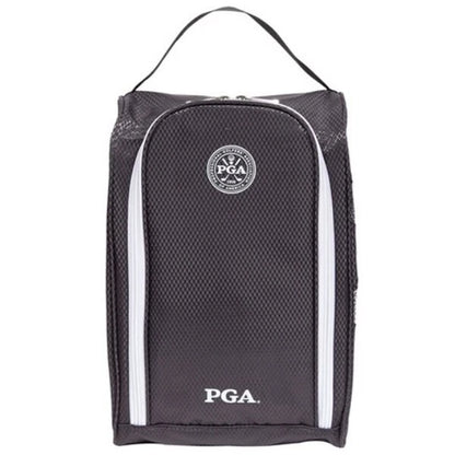 PGA Ventilated Light Weight Golf Shoes Pouch Case Sports Travel Case Bag (Gray)