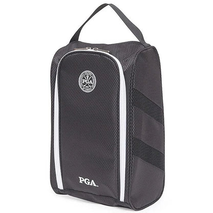 PGA Ventilated Light Weight Golf Shoes Pouch Case Sports Travel Case Bag (Gray)