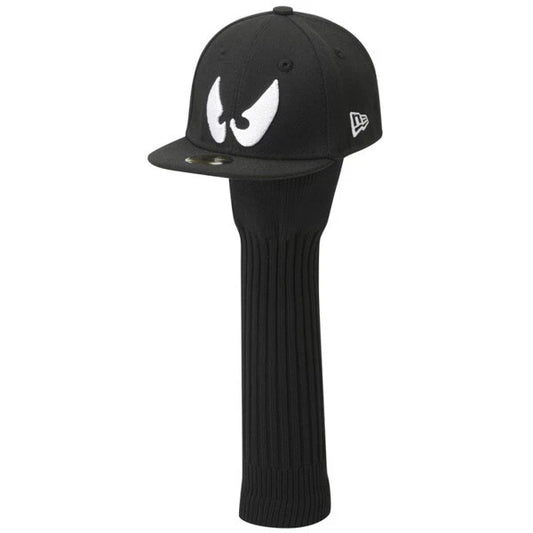Waac Newera Face Waacky Driver Head Cover Golf Club Headcover (Black)