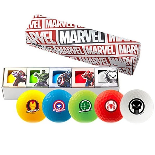 Volvik x Marvel Collaboration Heroes Series Vivid Golf Balls 5 Ball