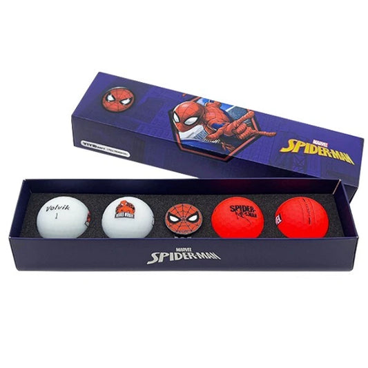Volvik x Marvel Collaboration Spider-Man Golf Balls Vivid Soft Ball Marker