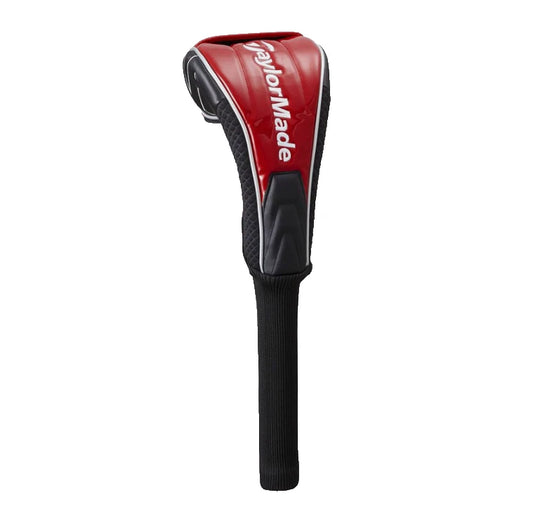 TaylorMade Auth Tech Golf Driver Head Cover Club Headcover (Red/Black)