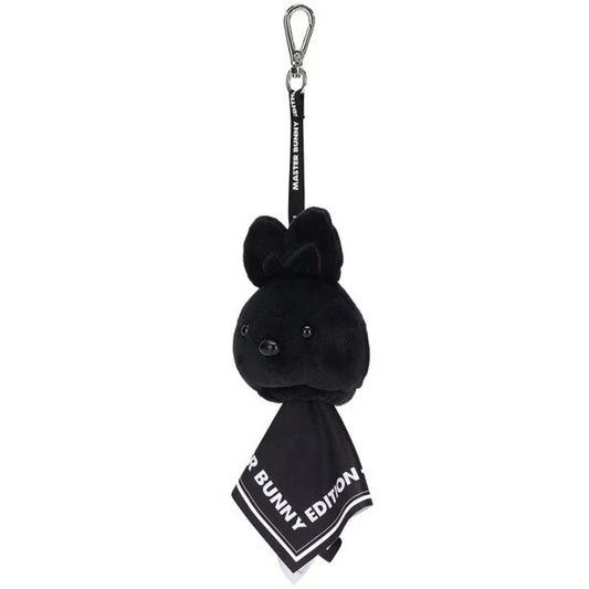 Master Bunny Edition Golf Ball Plush Pouch Travel Women's Ball Towel (Black)