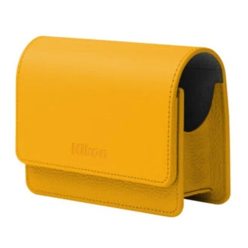 Nikon Premium Leather CoolShot Case Rangefinder Pouch Distance Meter (Yellow)