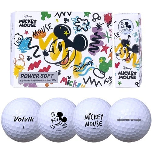 Volvik Disney Soft 1 Dozen (12 Balls) Explosive Golf Ball Speed Soft Power