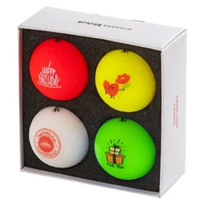 Volvik 'Happy Birthday To You' Golf Balls Pack New Vivid Colors Ball