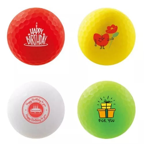 Volvik 'Happy Birthday To You' Golf Balls Pack New Vivid Colors Ball