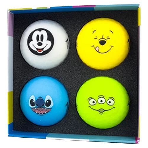 Volvik x Disney Collaboration Vivid Mickey Pooh Happy Box Golf Balls