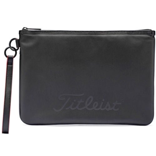 Titleist Jet Black Accessory Pouch Case Golf Sports Clutch Bag (Black/Black)