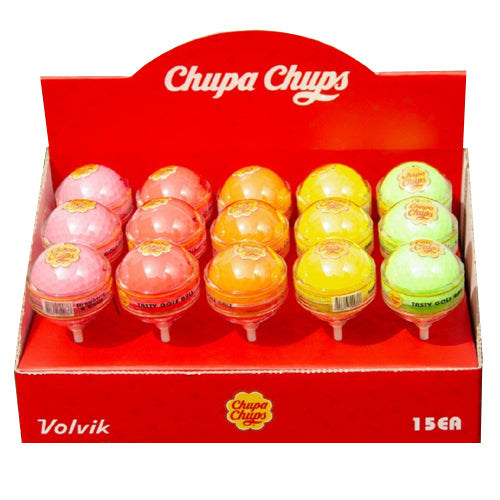 Volvik x Chupa Chups Collaboration Candy Design Vivid Color Golf Balls 15-Ball