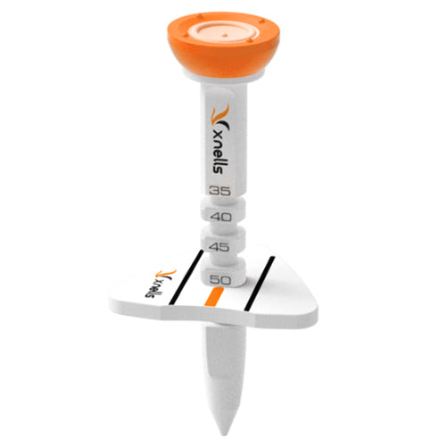 (4 EA) Xnells Aiming Height Control Golf Tee (Orange)