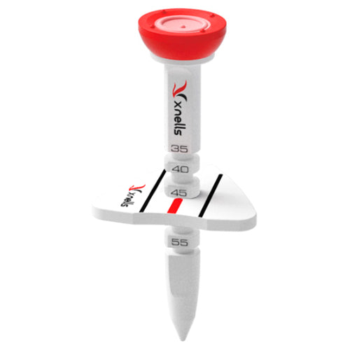 (4 EA) Xnells Aiming Height Control Golf Tee (Red)