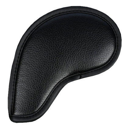 Zestaim PU Iron Head Cover Set (10 Pcs) #4-9/P/A/S/X Golf Club Headcover (Black)